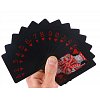 Фото 5 - Чорні пластикові карти Win King Poker (Red Face)