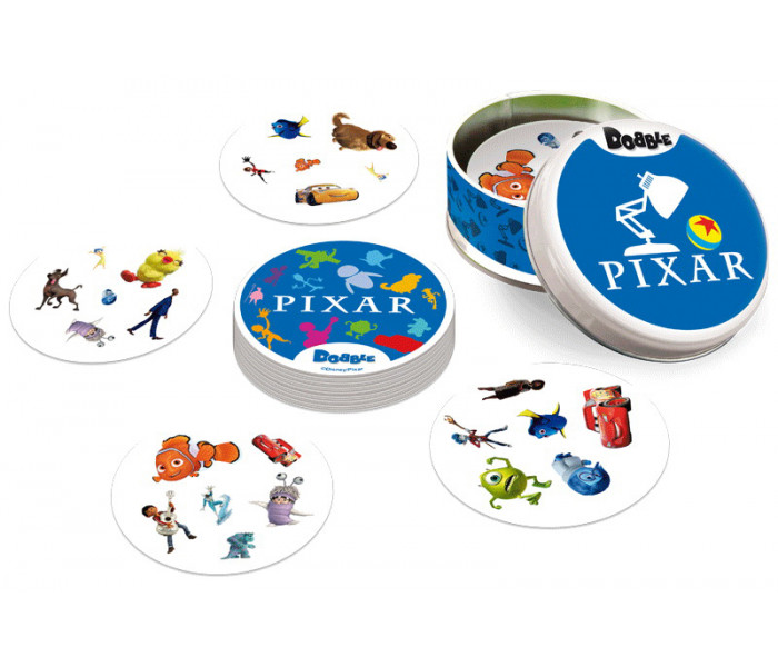 Настольная игра Dobble Pixar (Доббль Пиксар UA). Asmodee, (DOBPIX01UA) (3558380092506)