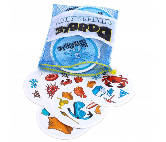 Настольная игра Dobble Waterproof (Доббль Водонепроницаемый UA). Asmodee, (DOBBEAC01UA) (3558380061298)