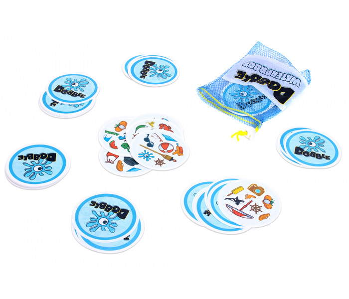 Настольная игра Dobble Waterproof (Доббль Водонепроницаемый UA). Asmodee, (DOBBEAC01UA) (3558380061298)