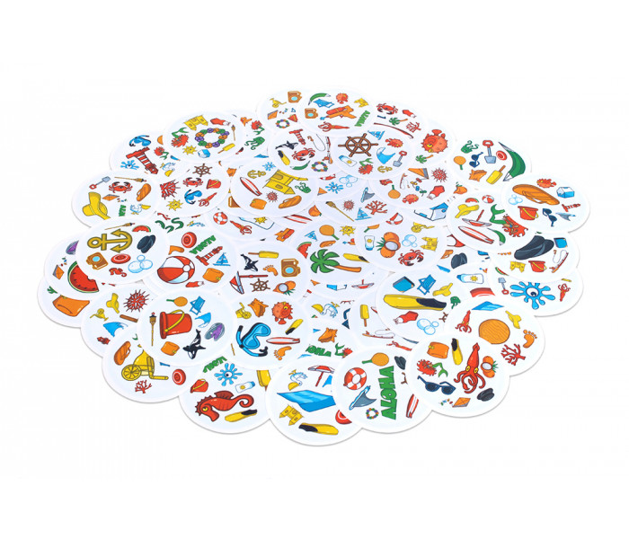 Настольная игра Dobble Waterproof (Доббль Водонепроницаемый UA). Asmodee, (DOBBEAC01UA) (3558380061298)