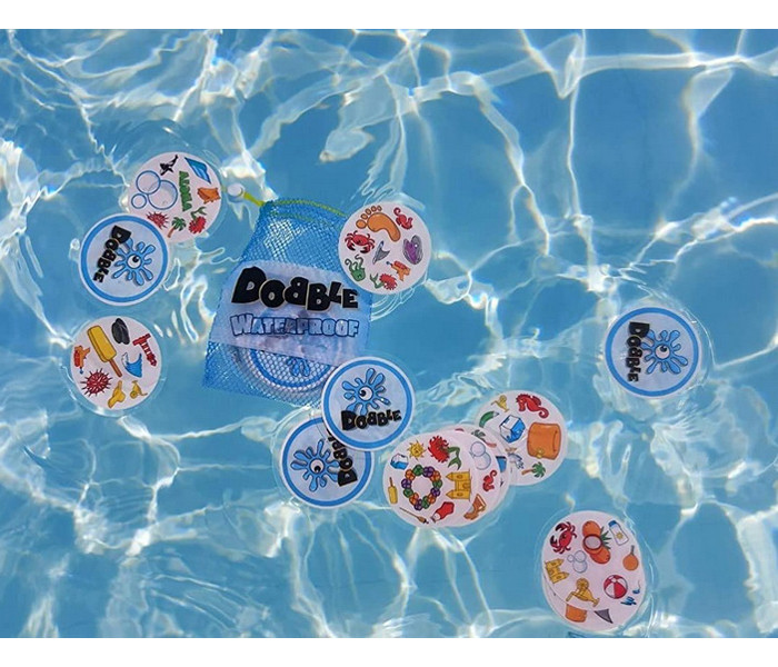 Настольная игра Dobble Waterproof (Доббль Водонепроницаемый UA). Asmodee, (DOBBEAC01UA) (3558380061298)