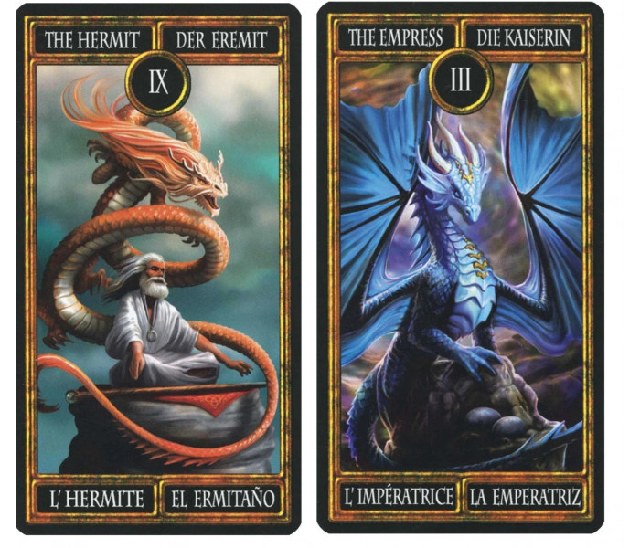 Таро Драконів від Анни Стоукс - Tarot Dragons by Anne Stokes. Fournier