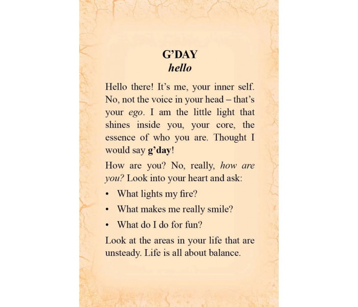 Оракул Австралійські афірмації - Aussie Affirmations Cards. Animal Dreaming