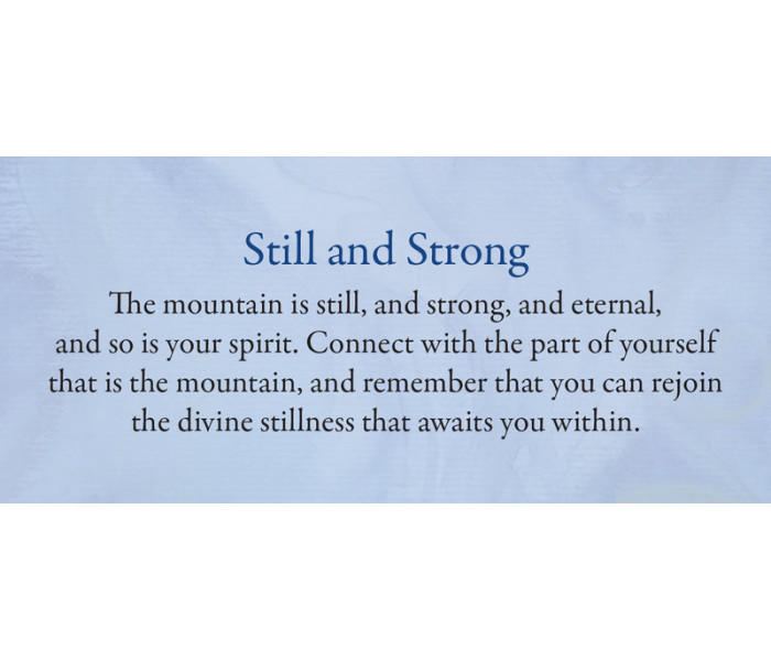 Міні Оракул Заспокійливі Натхнення - Calming Inspirations. Mini Oracle Cards. Blue Angel