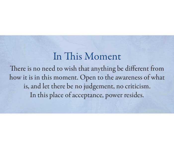 Міні Оракул Заспокійливі Натхнення - Calming Inspirations. Mini Oracle Cards. Blue Angel
