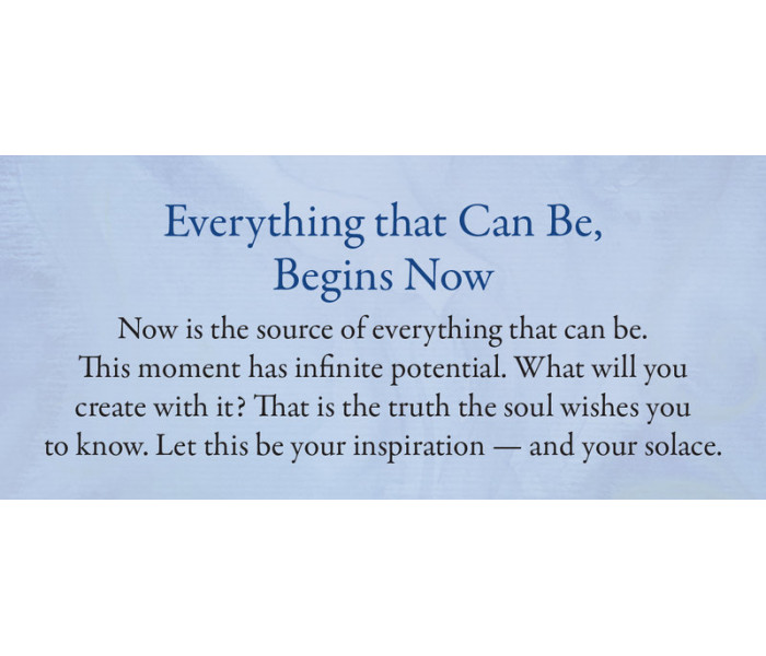Міні Оракул Заспокійливі Натхнення - Calming Inspirations. Mini Oracle Cards. Blue Angel