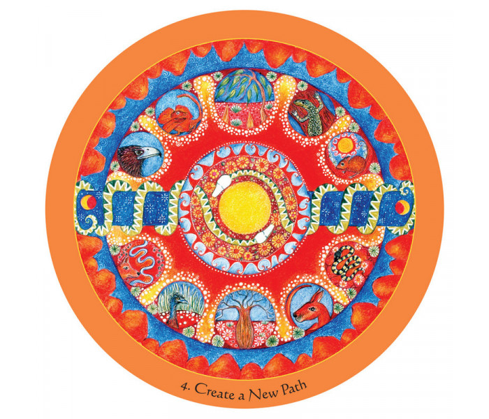 Мандала Лікуючого Оракула - Mandala Healing Oracle. Blue Angel