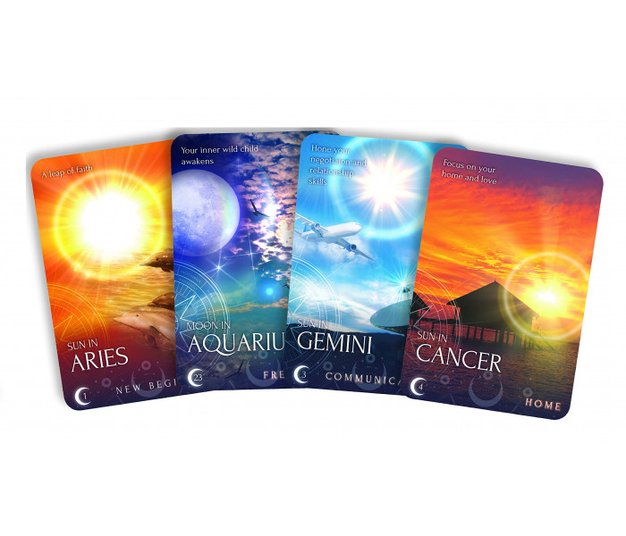 Оракул Зодиакальной Луны - Zodiac Moon Reading Cards. Rockpool Publishing