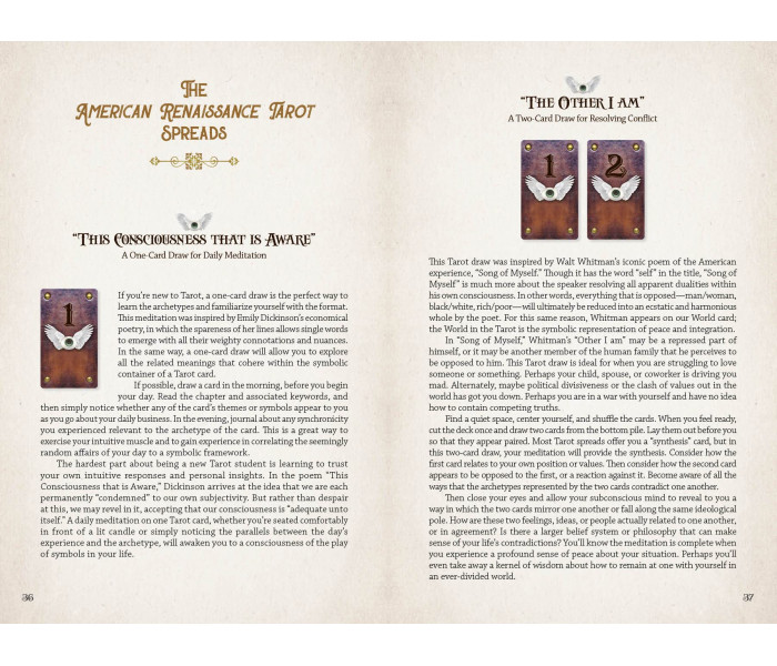 Таро Американского Возрождения - The American Renaissance Tarot. Schiffer Publishing