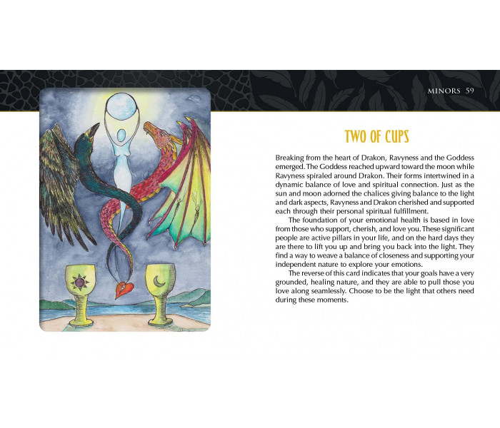 Таро Равинесса Дракона - Ravyness Drakon Tarot. Schiffer Publishing