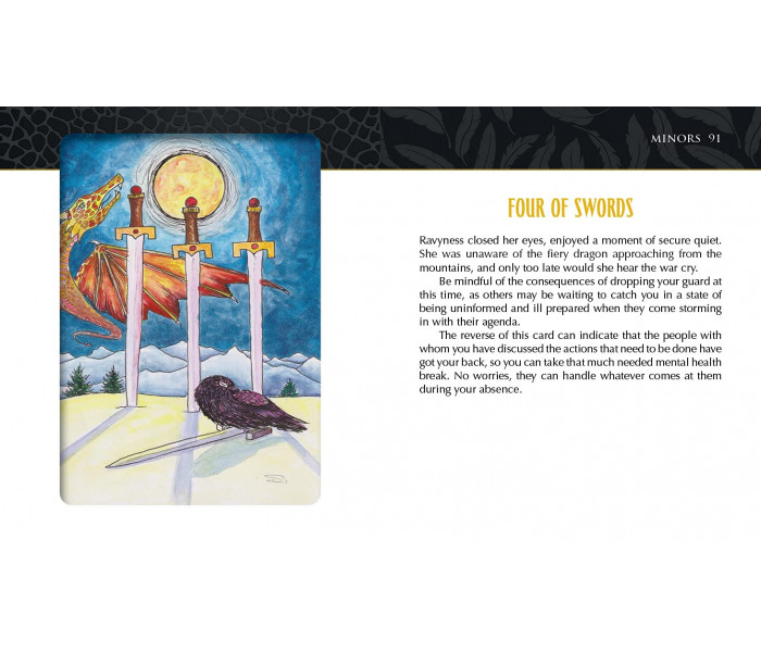 Таро Равинесса Дракона - Ravyness Drakon Tarot. Schiffer Publishing