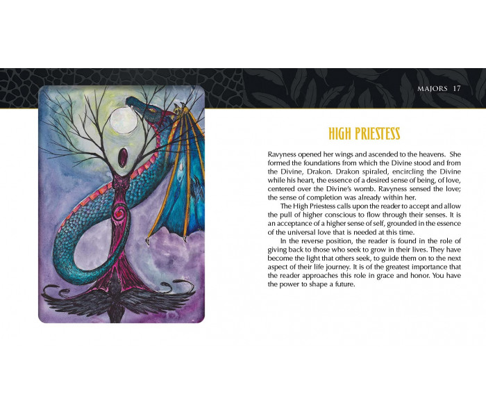 Таро Равинесса Дракона - Ravyness Drakon Tarot. Schiffer Publishing
