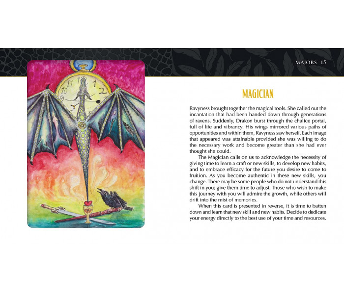 Таро Равинесса Дракона - Ravyness Drakon Tarot. Schiffer Publishing