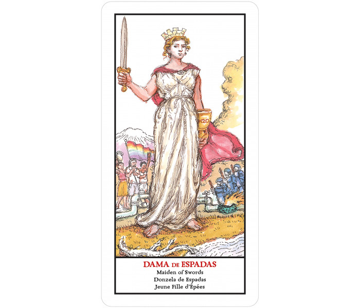 Неоколоніальне Таро Північної та Південної Америки - Tarot Neocolonial de las Americas Cards. U.S. Games Systems