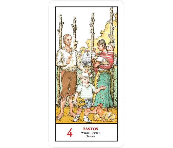 Неоколоніальне Таро Північної та Південної Америки - Tarot Neocolonial de las Americas Cards. U.S. Games Systems