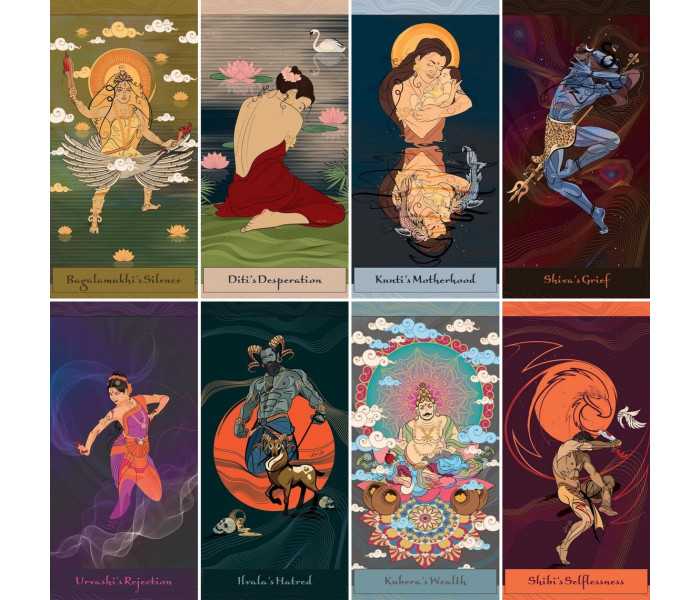 Карты Мудрость Из Эпосов Хинд  - Wisdom from the Epics of Hind Cards. U.S. Games Systems