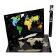 Скретч карта світу без росії та білорусі My Map Perfect world