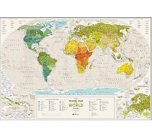 Фото Детальна скретч карта світу Travel Map Geography World (ENG) 1DEA.ME (4820191130296)