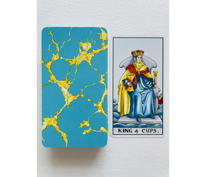 Класична колода Таро Уейта Бірюзовий Стиль - Classic Waite Tarot Deck Turquoise Style. Sunstelo