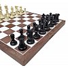 Фото 2 - Класичні шахи та шашки, 40x40 см, коричневі (пр-во Україна)