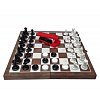 Фото 1 - Класичні шахи та шашки, 40x40 см, коричневі (пр-во Україна)