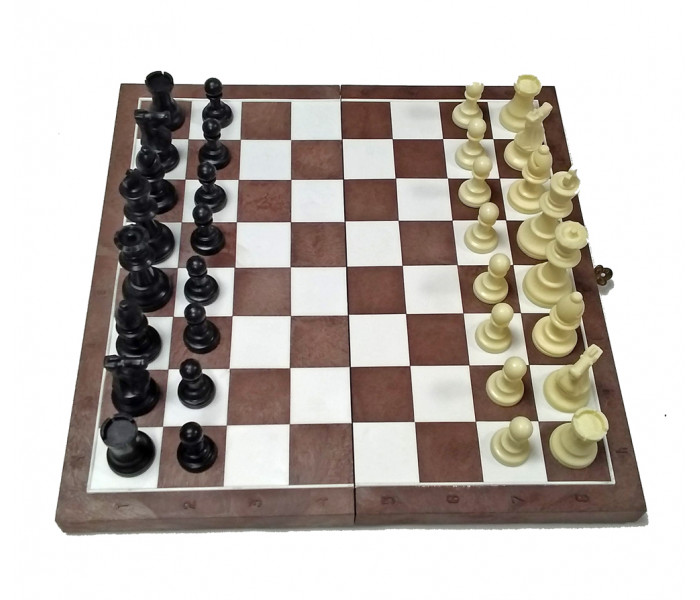 Шахматы Пластик-Премиум, 40 x 40 см, коричневые (король 98 мм)