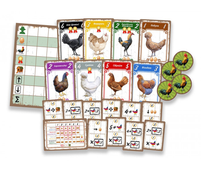Настільна гра Курочки (Hens). Lord of Boards (LOB2202UA)