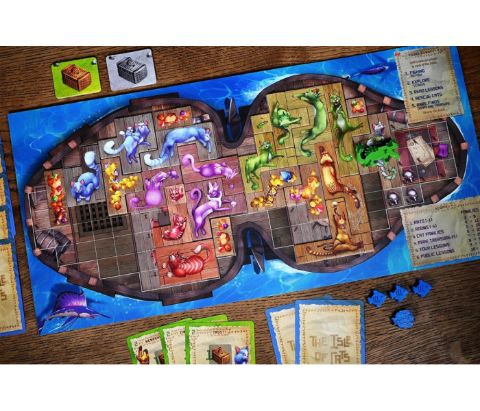 Острів котів: Набір кораблів (The Isle of Cats: Boat Pack) | Доповнення до гри. Geekach Games (GKCH046OKB)