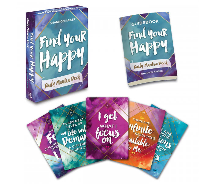 Оракул Мантр Знайди Своє Щастя - Find Your Happy Daily Mantra Deck. Beyond Words