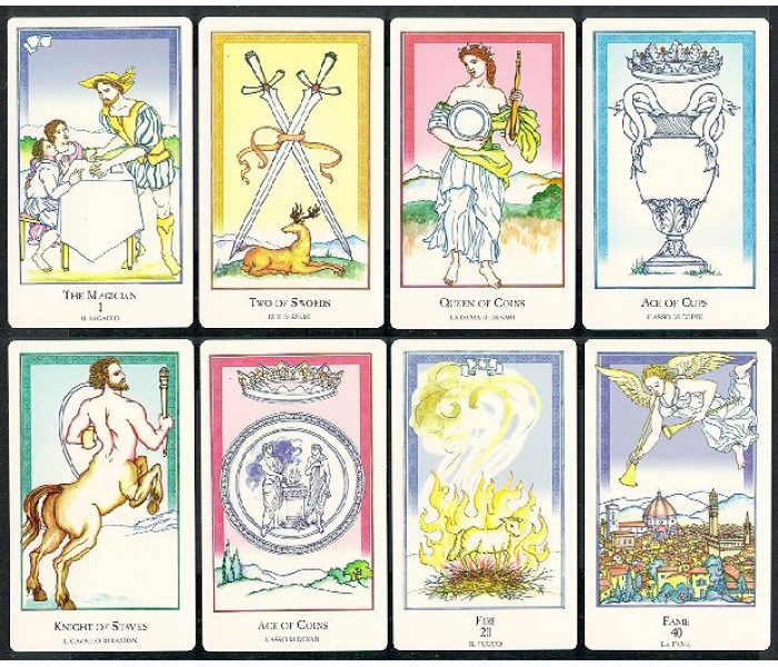 Таро Міньяте - The Minchiate Tarot. Destiny Books