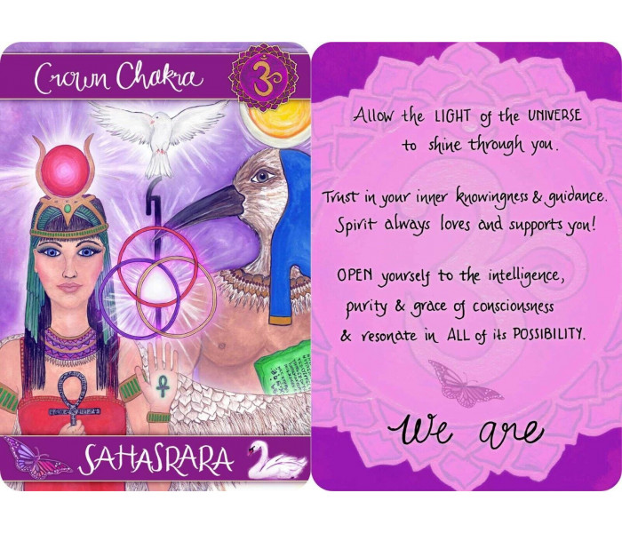 Чакральні Карти Для Зміни Переконань - Chakra Cards for Belief Change. Findhorn Press