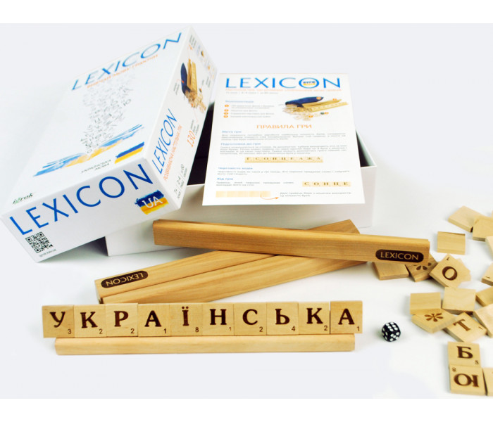 Настольная игра Лексикон (Эрудит) "Украинский язык"