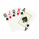 Пластиковые карты Copag Texas Holdem, Jumbo Index Black