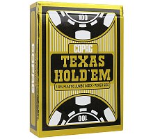 Фото Пластикові карти Copag Texas Holdem, Jumbo Index Black