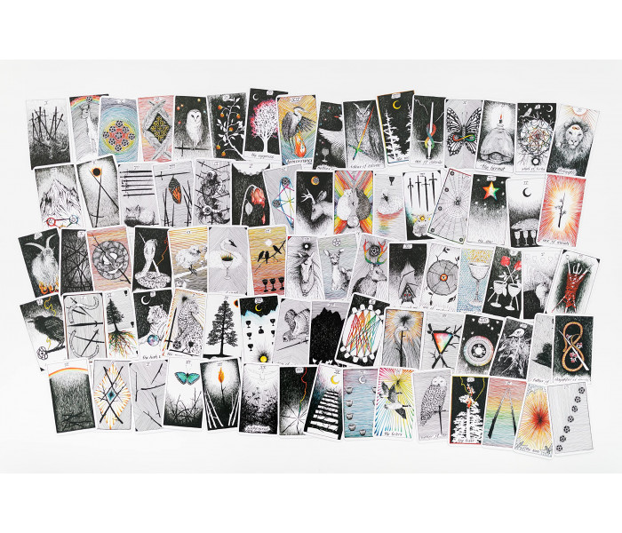Міні Дике Невідоме Таро Кім Кранс - The Wild Unknown Pocket Tarot. HarperOne