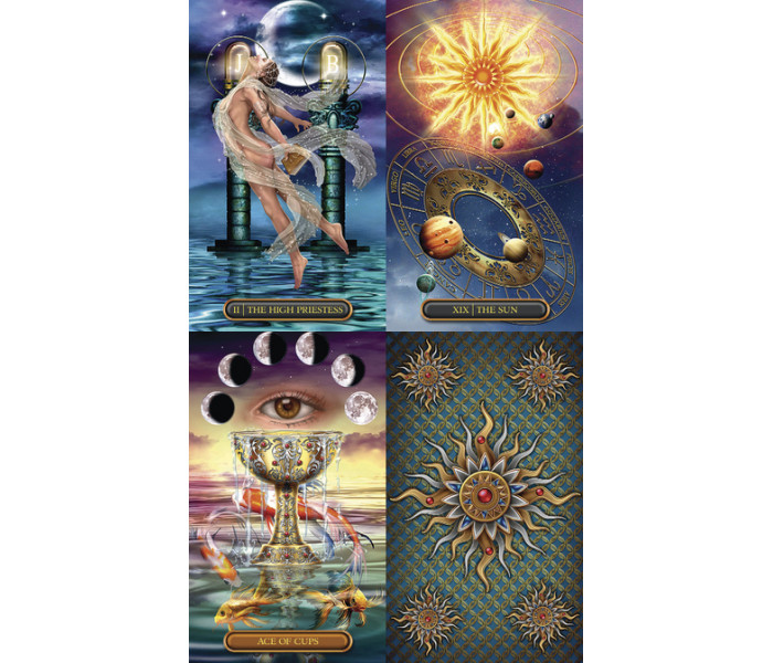 Королівське Позолочене Міні Таро - Gilded Tarot Royale Mini Cards. Llewellyn