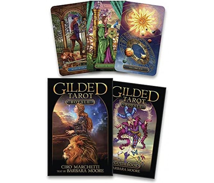 Набор Королевского Позолоченного Таро - Gilded Tarot Royale Kit. Llewellyn