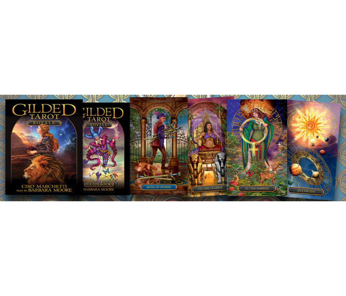 Набор Королевского Позолоченного Таро - Gilded Tarot Royale Kit. Llewellyn
