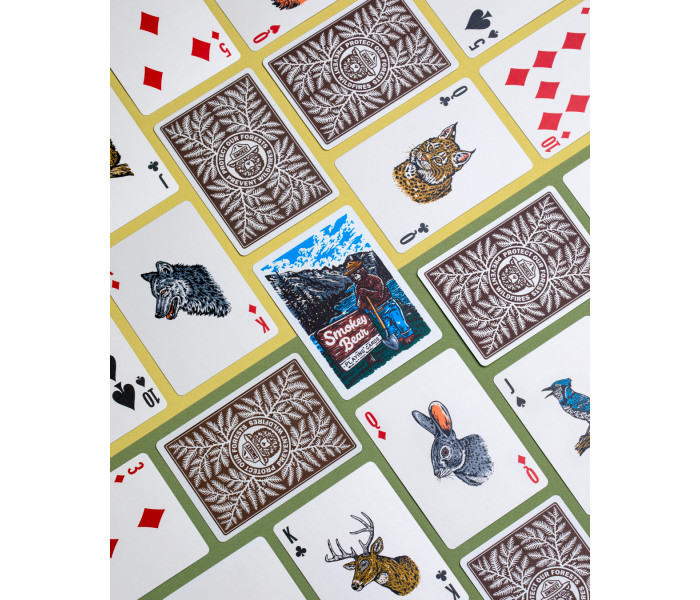 Карти Smokey Bear, Limited Brown Edition. Art of Play