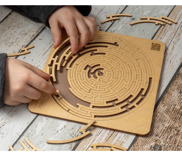Деревянная головоломка Labyrinth Puzzle от EscapeWelt