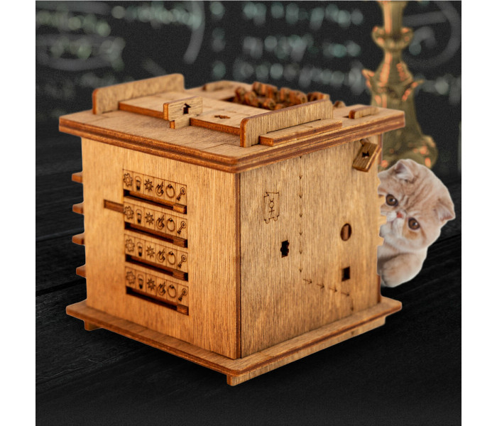 Головоломка квест-бокс Schrodinger’s cat. Idventure
