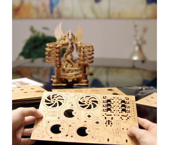Дерев’яний 3D пазл Marble Run Dragon. Idventure