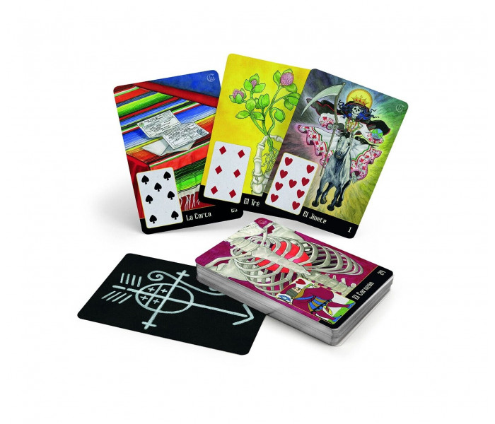 Оракул Санта Муэрте Ленорман - La Santa Muerte Lenormand. Schiffer Publishing