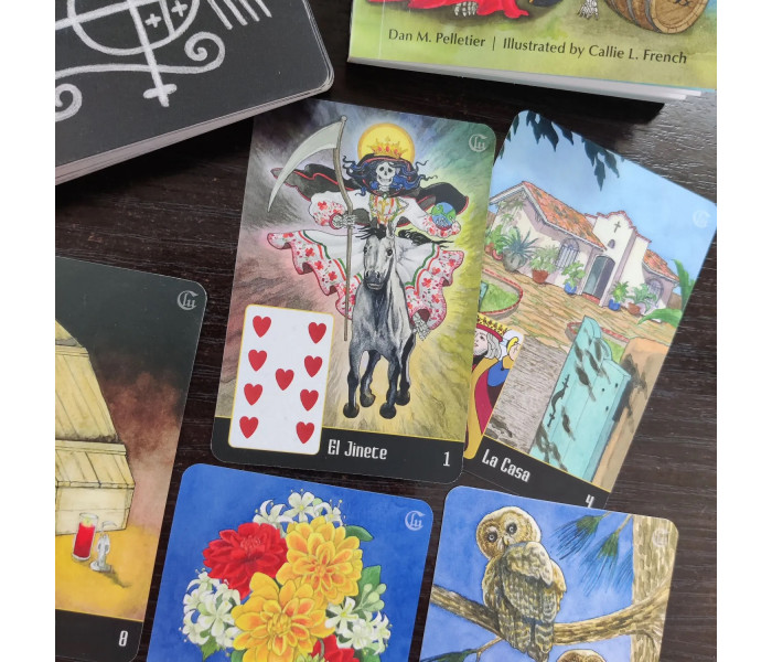 Оракул Санта Муэрте Ленорман - La Santa Muerte Lenormand. Schiffer Publishing