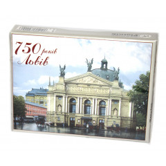 Карты Piatnik Львів 750 років (2 колоды х 55 карт), серые (3220G)