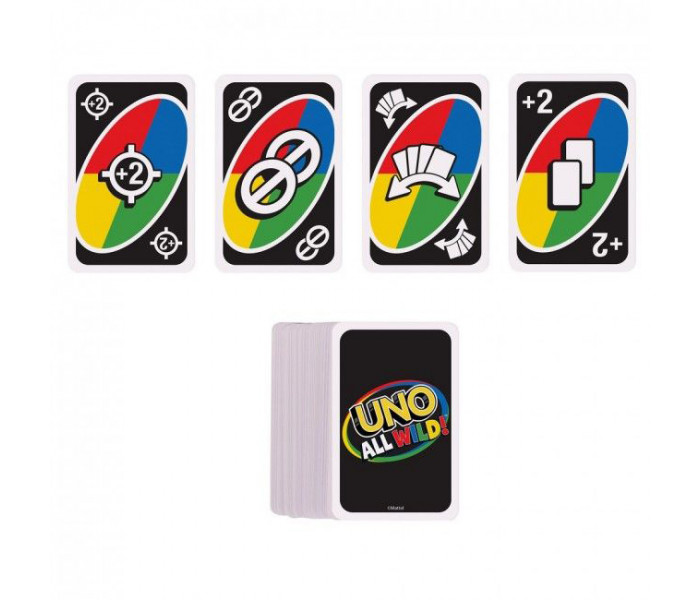 Настольная игра УНО Все безумные (UNO All Wild). Mattel (HHL33)