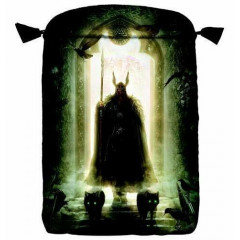 Мешочек для карт таро и рун атласный Runic. Lo Scarabeo (BT69)