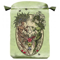 Мешочек для карт таро и рун атласный Magickal Botanical. Lo Scarabeo (BT71)