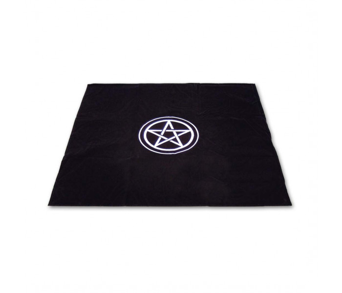 Скатертина для ворожіння Пентакль - Tarot Cloth Pentacle Black. Lo Scarabeo (TP02)